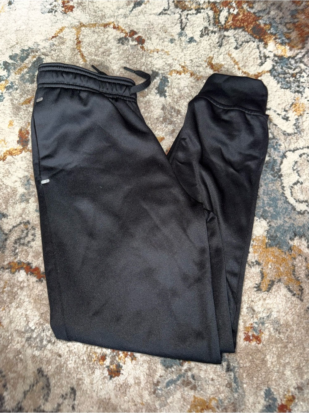Reebok Boys Fleece Jogger Sweatpants Black Size S